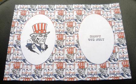 Uncle Sam 4th July Insert by Charlie Angel