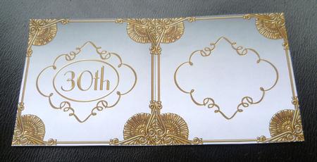 Burlesque Perfume 30th Birthday 5in Matching Card Insert by Charlie Angel