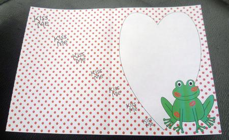 Kiss the Frog Insert Blank 2 by Charlie Angel