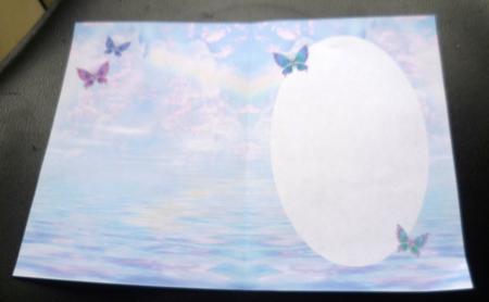 Butterfly Blessing -  Co-ordinating Insert by Charlie Angel