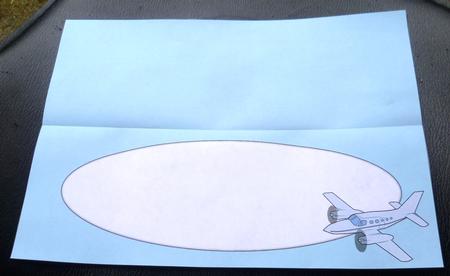 Plane Insert for Large Dl (blue) by Charlie Angel