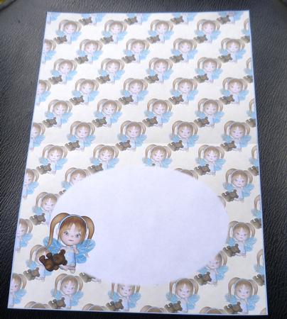 Baby Girl Fairy with Teddy Bear Penny Slider Insert by Charlie Angel