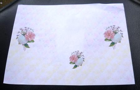 Peony Bouquet Gatefold Insert by Charlie Angel