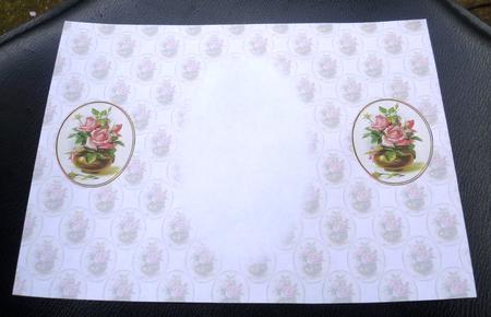 Evening Rose Gatefold Insert by Charlie Angel