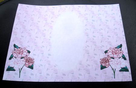 Elegant Corsage Gatefold Insert by Charlie Angel