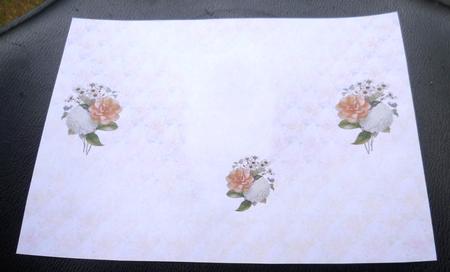 Pretty Peonies Gatefold Insert by Charlie Angel