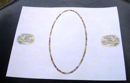 Pansy Parade Gatefold Insert by Charlie Angel