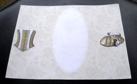 Party Night in Gold Gatefold Insert by Charlie Angel