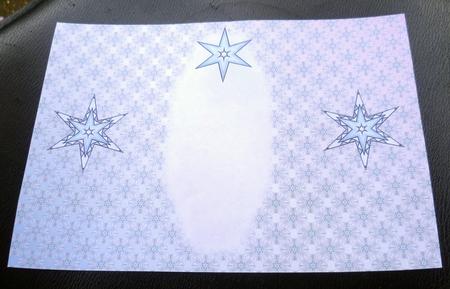 Hand Painted Medallion Gatefold Insert by Charlie Angel