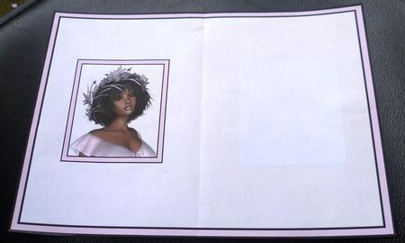 Pretty Wedding Lady Insert by Charlie Angel