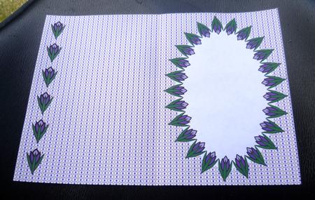 Purple Tulips Insert by Charlie Angel