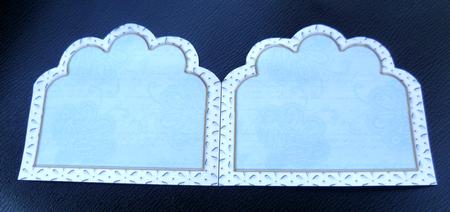 Daisies 2 Embroidery Anglaise Matching Card Insert by Charlie Angel