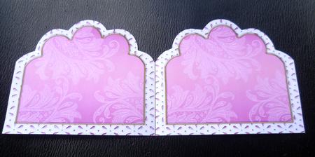 Mixed Florals 2 Embroidery Anglaise Matching Card Insert by Charlie Angel