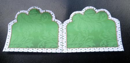 Candle Duo 2 Embroidery Anglaise Matching Card Insert by Charlie Angel