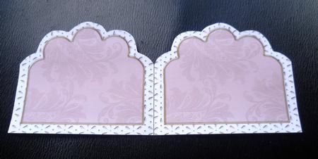 Wedding Shoe Em Anglaise Matching Card Insert by Charlie Angel