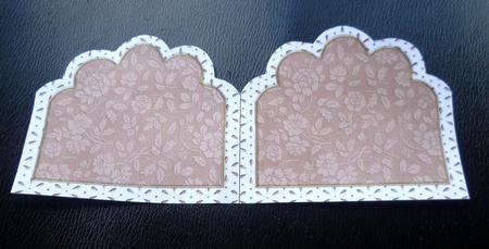 White Lily 2 Em Anglaise Matching Card Insert by Charlie Angel