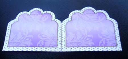 Wedding Rose Lilac 2 Em Anglaise Matching Card Insert by Charlie Angel