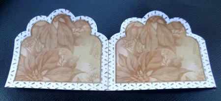 Snowy Village 2 Em Anglaise Matching Card Insert by Charlie Angel