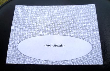 Flowers Insert for Large Dl (grey) by Charlie Angel