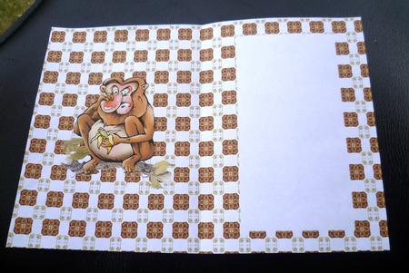 Cartoon Baboon Insert by Charlie Angel