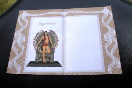 Temple Maiden Birthday Insert by Charlie Angel