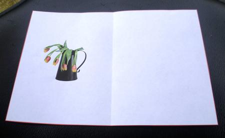 Tulip Arrangement Insert by Charlie Angel