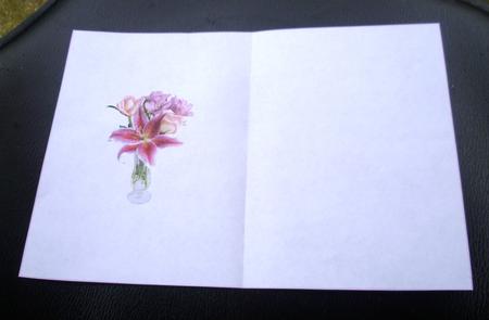 Lily & Rose in a Vase Insert Ink Saving by Charlie Angel