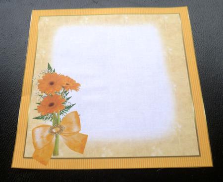 8x8 Gebera Daisy Pure and Simple Insert Plate by Charlie Angel