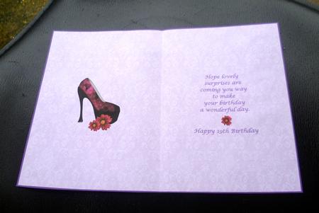 Happy 19th Birthday Insert by Charlie Angel