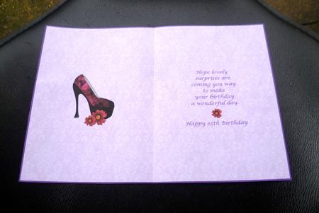 Happy 25th Birthday Insert by Charlie Angel