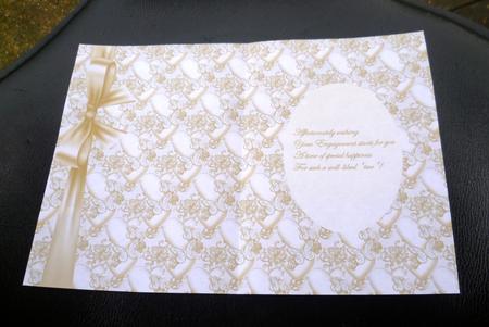 Engagement Insert by Charlie Angel