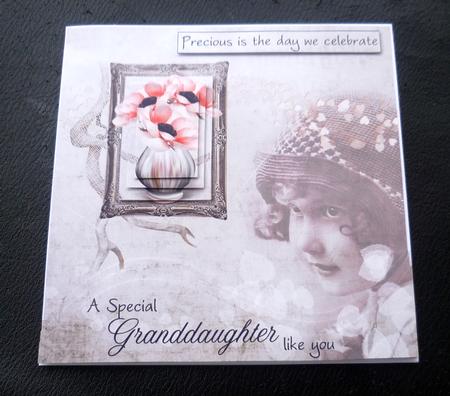 Vintage Anemone & Little Girl 6inch Stacker by Charlie Angel