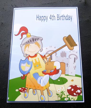 Knight Mini Dude A4 by Charlie Angel