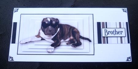 Black & White Horizontal Stripes Backing Paper by Charlie Angel