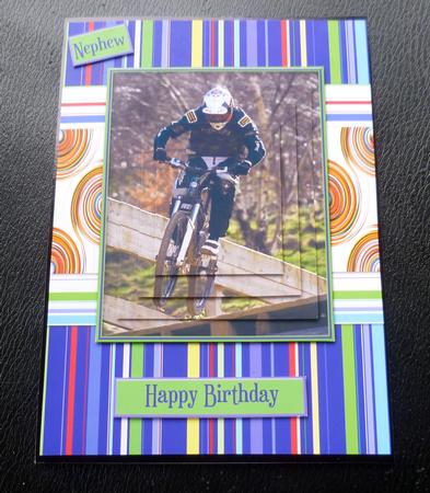 It's All Gone a Bit Stripey Purple Base Backing Paper by Charlie Angel