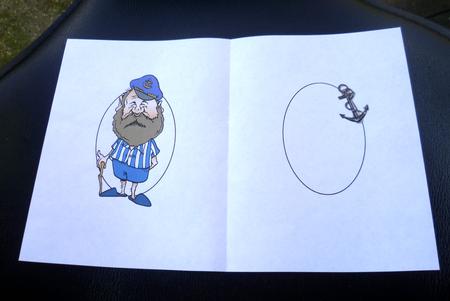 Barnacle Bill Says Happy Birthday Insert by Charlie Angel