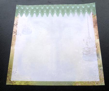 Pearls & Lace in Pastel Green Insert by Charlie Angel