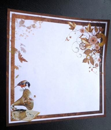 Vintage Gramophone & a Touch of Steampunk Swirl 8inch Insert by Charlie Angel