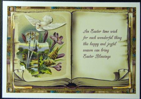 White Dove and Easter Blessings by Charlie Angel