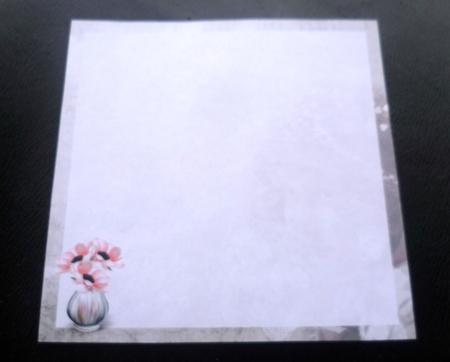 Vintage Anemone & Little Girl 8x8inch Insert by Charlie Angel