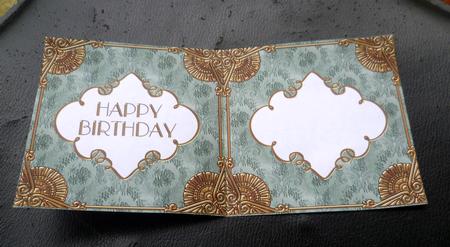 Pink Glitter Shoe Birthday Matching Insert for 5inch Sq Card by Charlie Angel