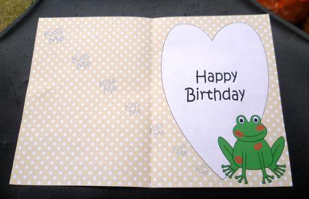 Kiss the Frog Insert Birthday 2 by Charlie Angel