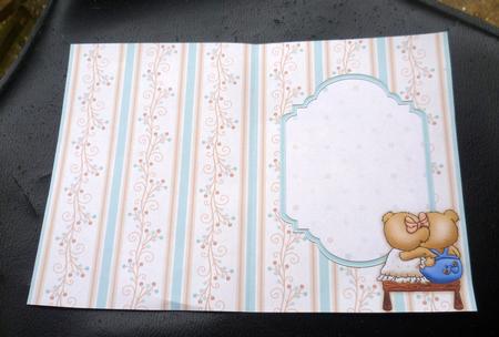 A Romantic View Blank Insert Matches Decoupage Sheet by Charlie Angel
