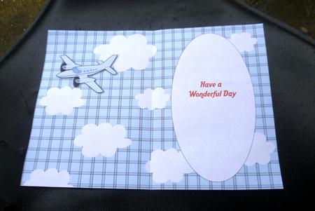 Birthday Plane Insert 1 by Charlie Angel
