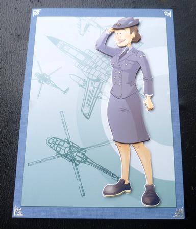 Raf Lady by Charlie Angel