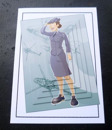 Raf Lady Pyramid by Charlie Angel