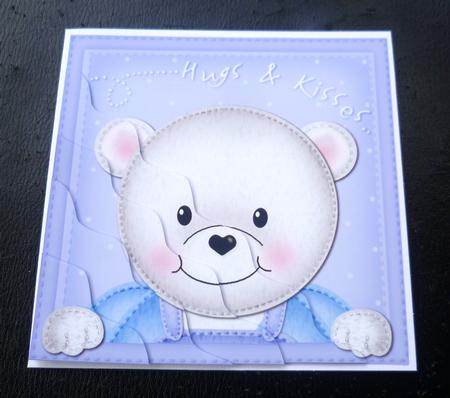 Teddy Ted Wavy Corner Side Stacker Topper by Charlie Angel