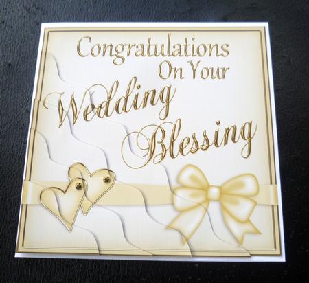 Wedding Blessing Wavy Corner Side Stacker by Charlie Angel