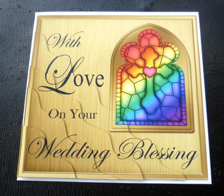 Wedding Blessing Wavy Corner Side Stacker by Charlie Angel