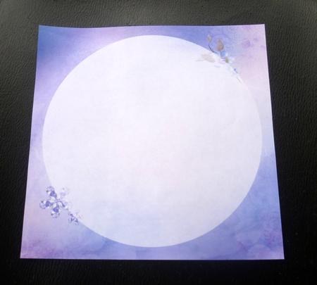 Anemone Moon Insert 8x8inch by Charlie Angel